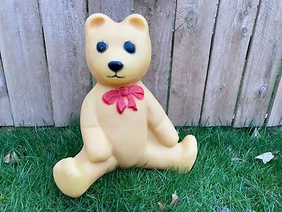 VINTAGE 1988 UNION PRODUCTS TEDDY BEAR  BLOW MOLD Christmas Or Any Occasion • $25