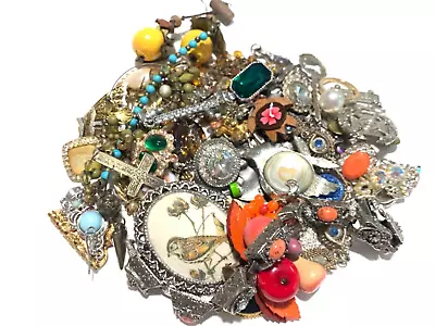 Vintage Mixed Lot Of Jewelry For Crafts Or Repairs • $6
