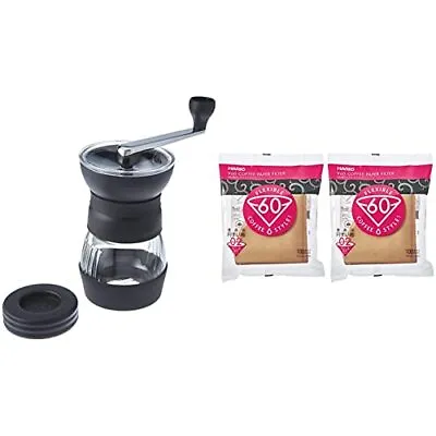 Hario  Skerton Pro Ceramic Manual Coffee GrinderV60 Paper Coffee Filters • $51.99