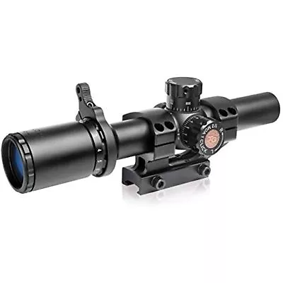 TruGlo TG8516TL Tactical Tru Brite 1-6x24 Illuminated Mil-Dot 30mm Rifle Scope • $163.57