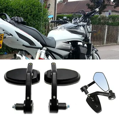 Motorcycle Handle Bar End Rear Side Mirror For Yamaha MT-07 MT09 MT10 R1 R6 FZ1 • $23.02