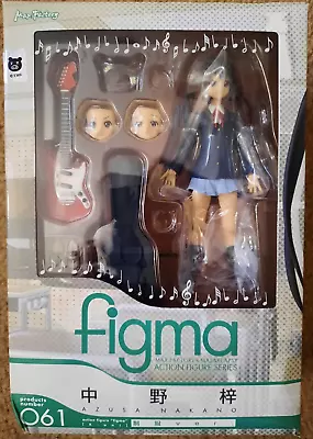 K-ON! - Nakano Azusa - Figma #061 - School Uniform Ver. Figure (Max Factory) • $65