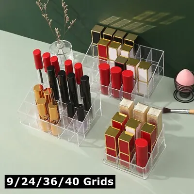 £5.39 • Buy 9 24 36 40 Grids Lipstick Cosmetic Storage Rack Holder Display Stand Organizer