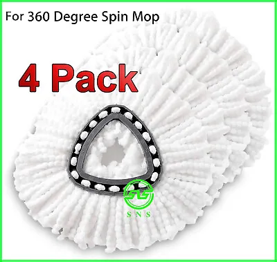 4pcs Microfiber MOP Head Replacement For O-Cedar Easy Wring Spin Mop Easy Refill • $10.69