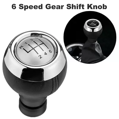 Silver Stick 6 Speed Gear Shift Knob Fit For Mini Cooper R55 R56 R57 R58 R59 F55 • $14.99