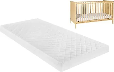 New Thick Baby Toddler Cot Bed Foam Mattress Quilted WATERPROOF Breathable • £33.99