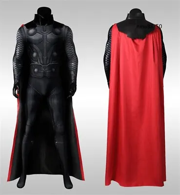 Avengers Infinity War Thor Cosplay Costume Bodysuit Cloak Set Men Clothing New • $55.92