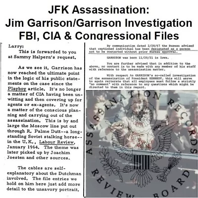 JFK Assassination: Jim Garrison & Clay Shaw Criminal & Court Documents USB-Drive • $28.98