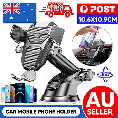 Car Mobile Phone Holder Gravity Dashboard Suction Mount Stand For Universal • $12.45