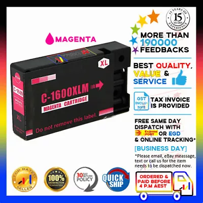 1x NoN-OEM Ink PGI1600XL MAGENTA ONLY For Canon Maxify MB-2360 MB-2060 MB-2760 • $5.40