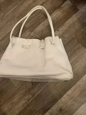 Paolo Masi Medium White Handbag Made In Italy Pre-owned • $80