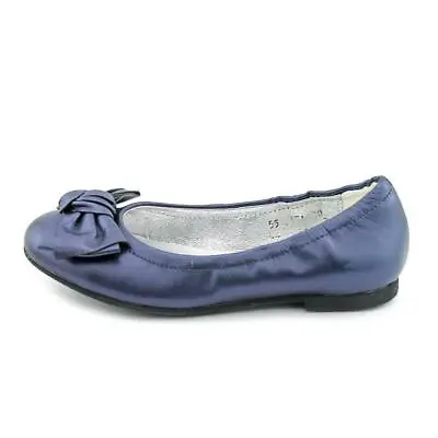 Venettini Girl (Youth) Size 12.5 Euro Size 30 Blue 'Maya' Leather Dress Shoes • $39.99