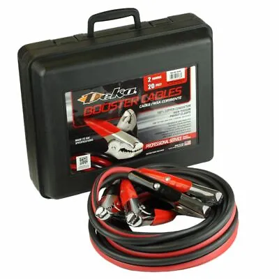 USA-Made Deka 2 Gauge 20 Foot Commercial Booster Cables With Case [DEK-00186] • $165.95