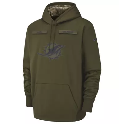 NEW Nike Men's Miami Dolphins Salute To Service Hoodie • $64.99