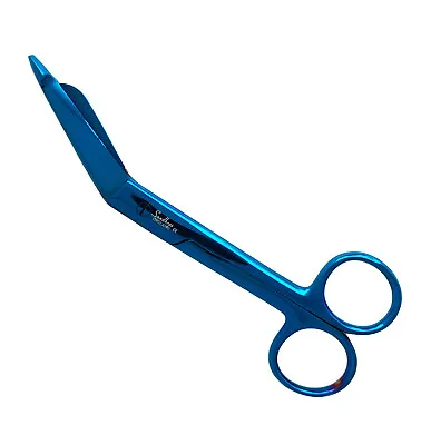 Bandage Scissors Nursing Bandages Medical Surgical Scissor 14 Cm Blue Sandbros • £6.99