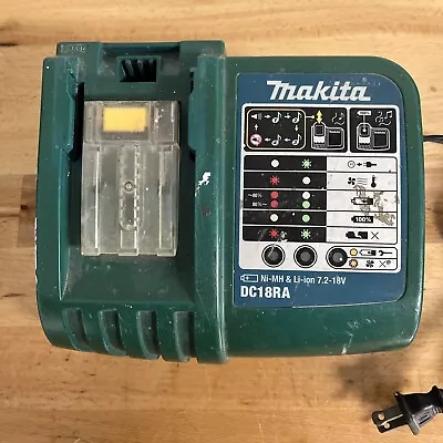 Makita DC18RA S 7.2V-18V Li-ion & Ni-Mh Fast Rapid Charger • $18.99