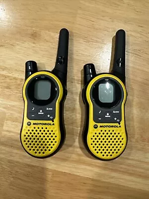 Pair Of Motorola Talkabout MH230R 22ch GMRS/FRS 2-Way Radio/Walkie-Talkies • $15