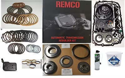 6l80E AUTOMATIC TRANSMISSION DELUXE KIT FRICTIONS STEELS FILTER PISTON BUSHINGS • $1057.55