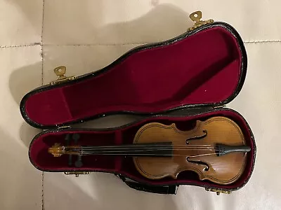Vintage Miniature Mozart Decoration Violin In Case • $30