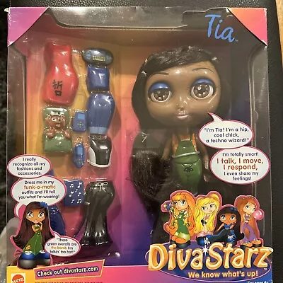 Diva Starz Interactive Doll Tia Mattel 2000 NRFB • $25