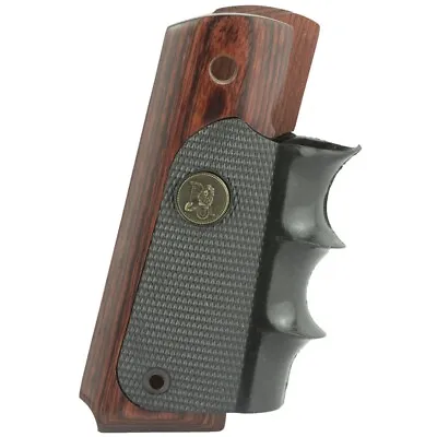 Pachmayr American Legend Grips Fits Colt 1911 Full Size Wood/Rubber Black  00423 • $49.95