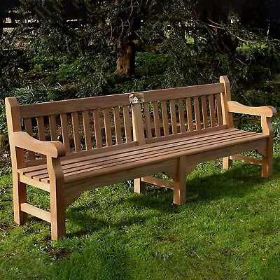 Barfleur Bench Teak Garden Furniture Outdoor Wood Furniture Wooden Bench Garden • £2946.20