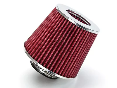 3  Red Performance High Flow Cold Air Intake Cone Replacement Dry Filter • $13.90