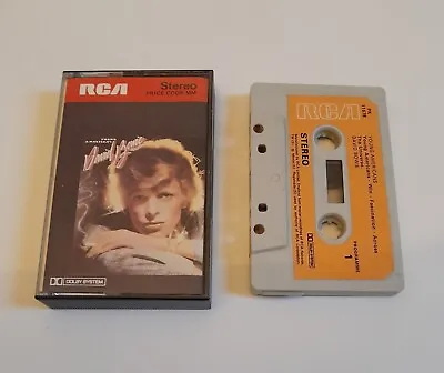 David Bowie Young Americans Cassette Tape 1975 Paper Label Rca Uk • £19.99