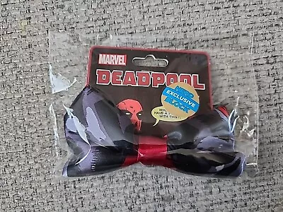 Marvel Deadpool Bow Tie Nerd Block Exclusive  • $10