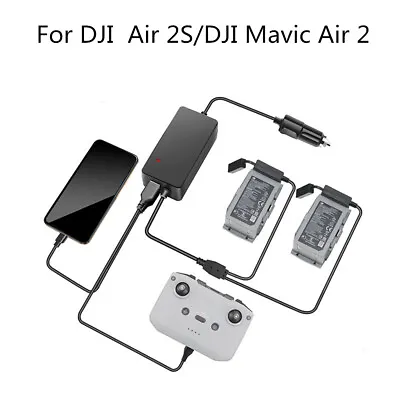 $49.49 • Buy Car Charger USB Charging Controller Hub For DJI Air 2S/DJI Mavic Air 2 Drone