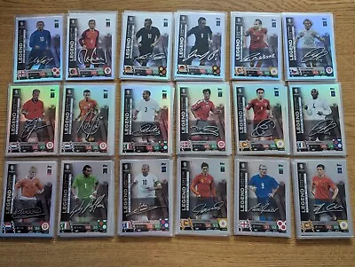 Match Attax Euro 2024 - Legends Signature Style - Full Set Of 18 Cards • £1.49