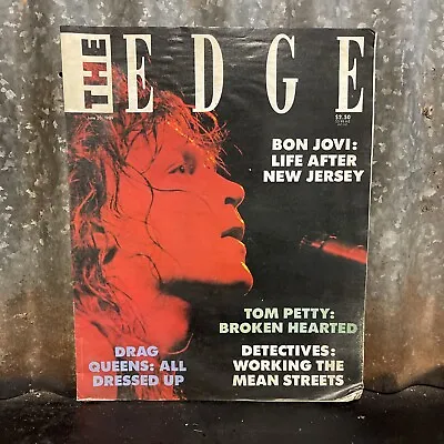 The Edge June 1989 Vintage Jimmy Barnes Large Magazine Aussie Rock Music • $50.15