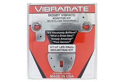 Vibramate V7-LP For Bigsby B7 Tremolo And Gibson Les Paul Guitar.  Aluminum • $64.99