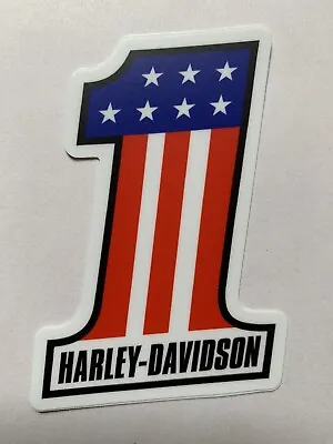 $5.95 • Buy Harley Davidson Motorcycle 1 Vtg 4” Style Sticker Truck Car Toolbox Helmet Decal