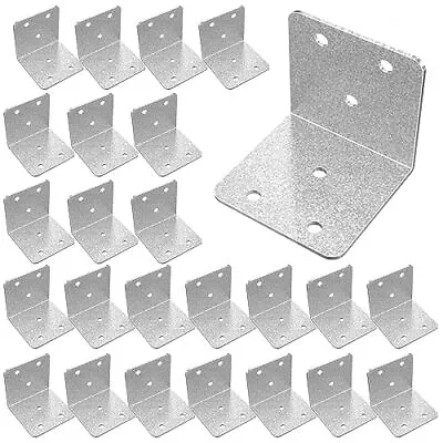 40 Pcs Metal Corner Braces 2x2in L Brackets For Wood 90 Degree Heavy Duty W... • $44.94