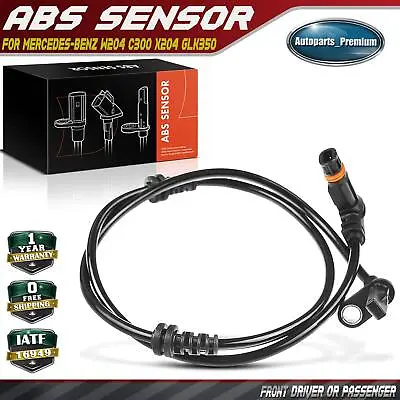 Front LH Or RH ABS Wheel Speed Sensor For Mercedes-Benz W204 C300 X204 GLK350 • $10.99