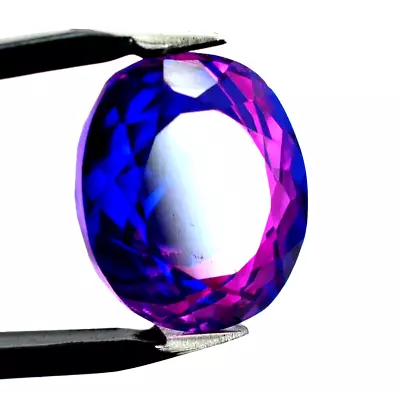 AAA 14 CT Natural Bi-Color Pitambari Sapphire Oval GIE Certified Gemstone Cut • $23.94