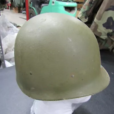 US GI M1 Combat Helmet Liner Shell Vietnam Used NICE Condition 1969 Date (LN12) • $35