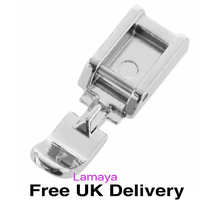 Zipper Presser Foot Narrow For Domestic Sewing Machines Snap On Parts Universal • £6.49