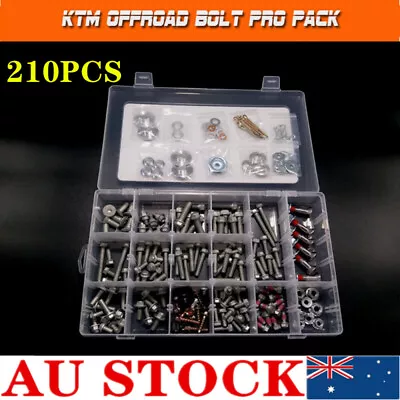 210pcs Bolt Kit Fit For KTM SX EXC SX-F 125 250 350 450 500 520 540 2003-2023 AU • $83.99