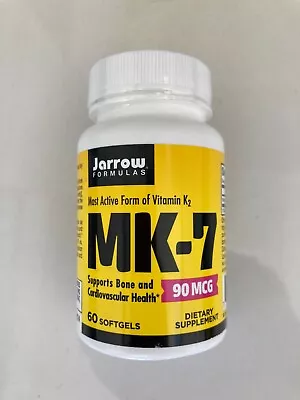 £16.75 • Buy MK-7, Vitamin K2 As MK-7, 90 Mcg, 60 Softgels - Jarrow