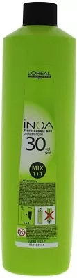 L'Oreal Inoa Oxydant Riche Cream Peroxide 30Vol 9% 1000ml UK Seller • £14.99