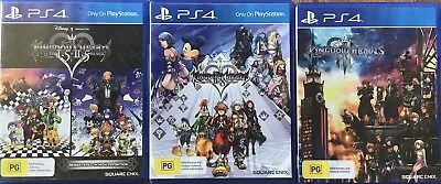 KINGDOM HEARTS III & HD 1.5 + 2.5 REMIX  + KH 2.8 PLAYSTATION 4 PS4 (Mint Discs) • $58.95