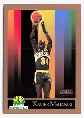 1990-91 SkyBox Xavier McDaniel Seattle SuperSonics #269 • $1.49