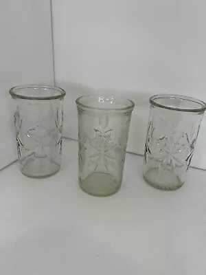 3 Vintage Ball 1933 - 1983 50th Anniversary Starburst Jelly Jar Juice Glass • $9.97