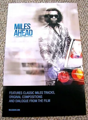 MILES AHEAD MILES DAVIS Movie Promotional Poster FREE SHIPPING • $12