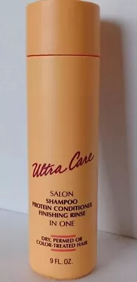 VTG 1990 Vidal Sassoon Ultra Care Salon Shampoo Protein Conditioner Rinse 9ozNOS • $79.99