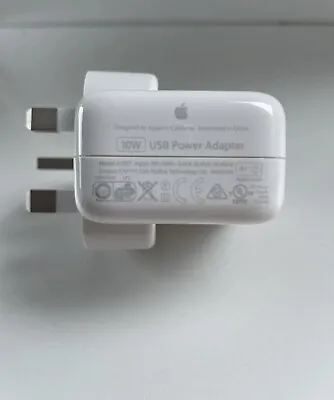 Genuine Apple 10W Adapter Charger - UK Plug For IPad IPhone - A1357 • £5.99