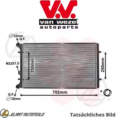 COOLER ENGINE COOLING FOR VW GOLF/IV/Mk BORA/Sedan JETTA POLO AUDI A3/S3 SEAT   • £73.88