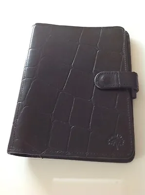 Mulberry Agenda Filofax In Black Congo Leather • £147